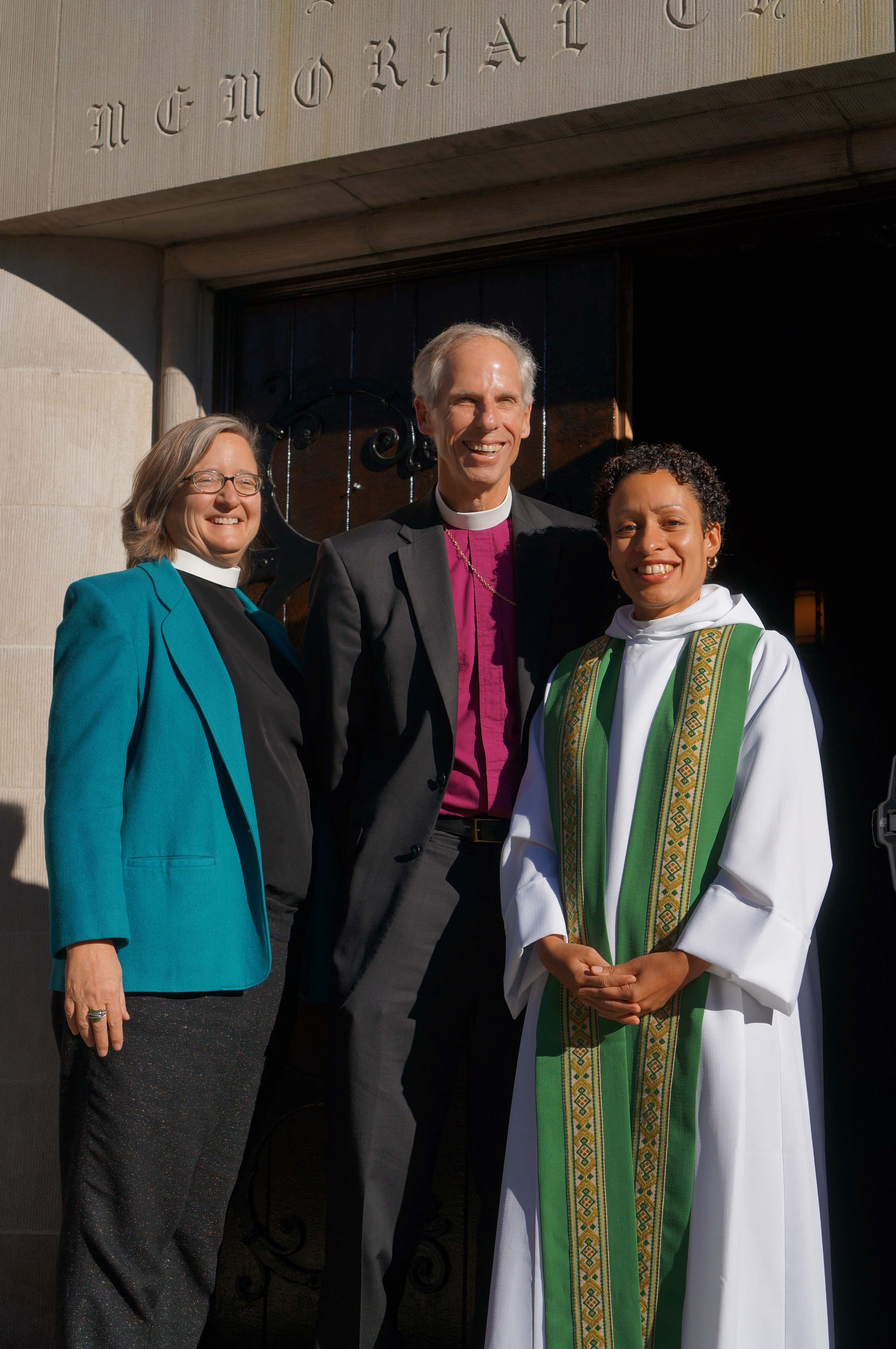 Very Rev Dr Ragsdale with Bishop Fisher and Rev Dr Fortuna